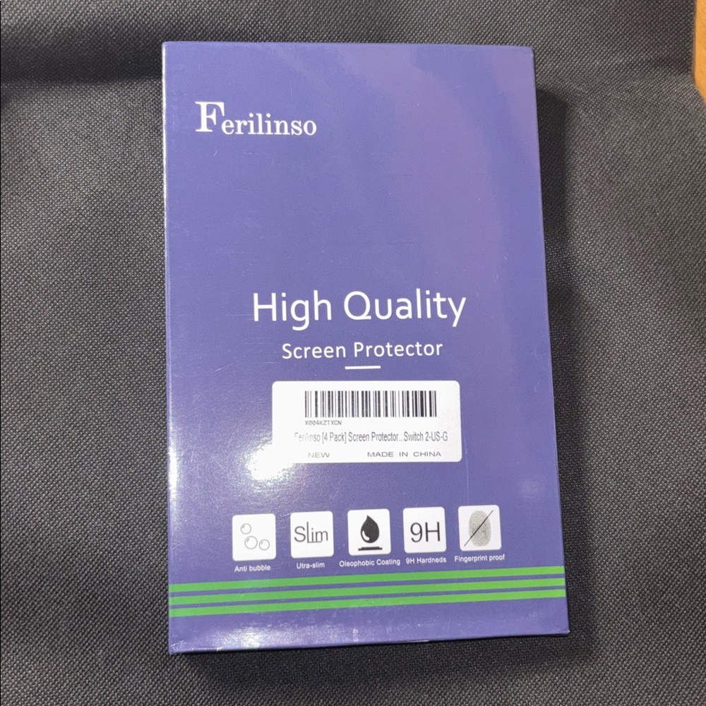 Ferilinso 4-Pack  Screen Protector for NINTENDO Switch 2 (2025)